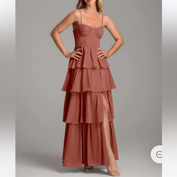 Azazie Auburn Formal Dress - Picture 4 of 7